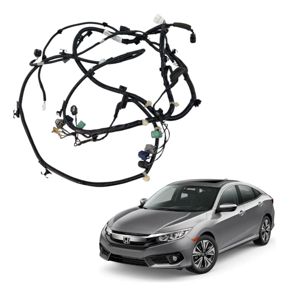 Chicote tampa traseira honda civic 2017 2021 39901