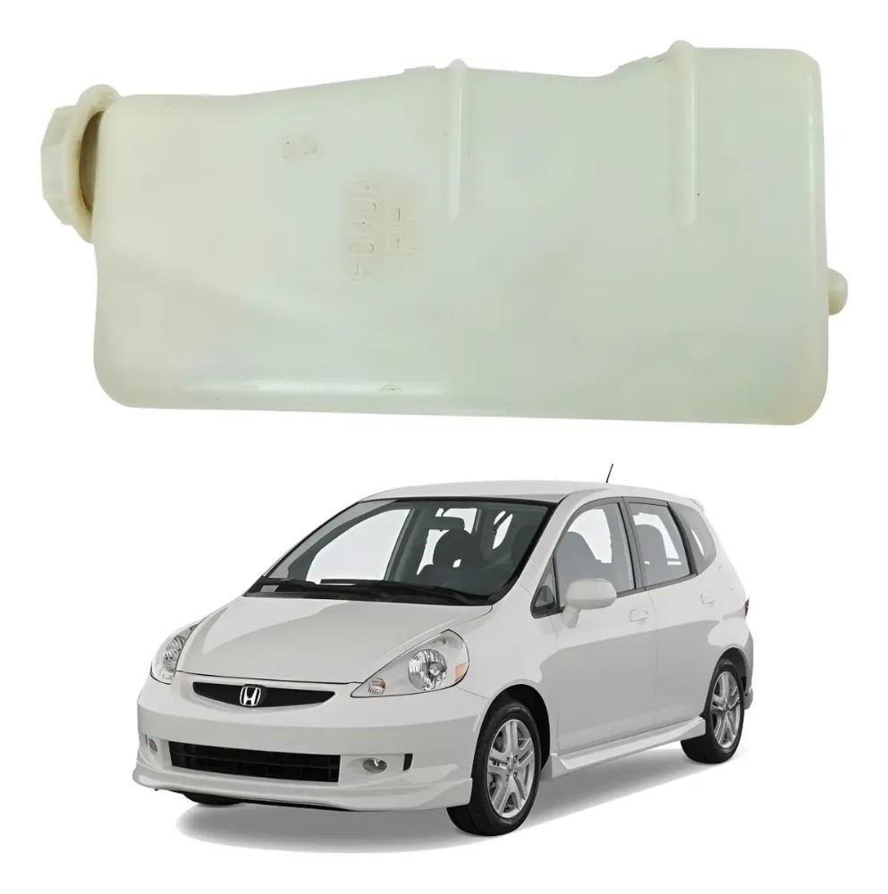 Reservatório água radiador honda fit 2004 2008