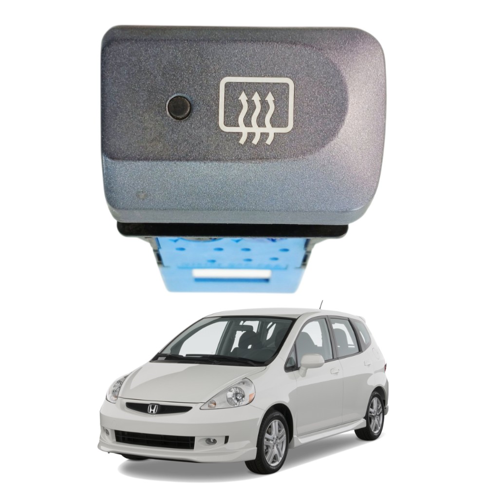 Botão desembaçador vidro honda fit 2004 a 2008