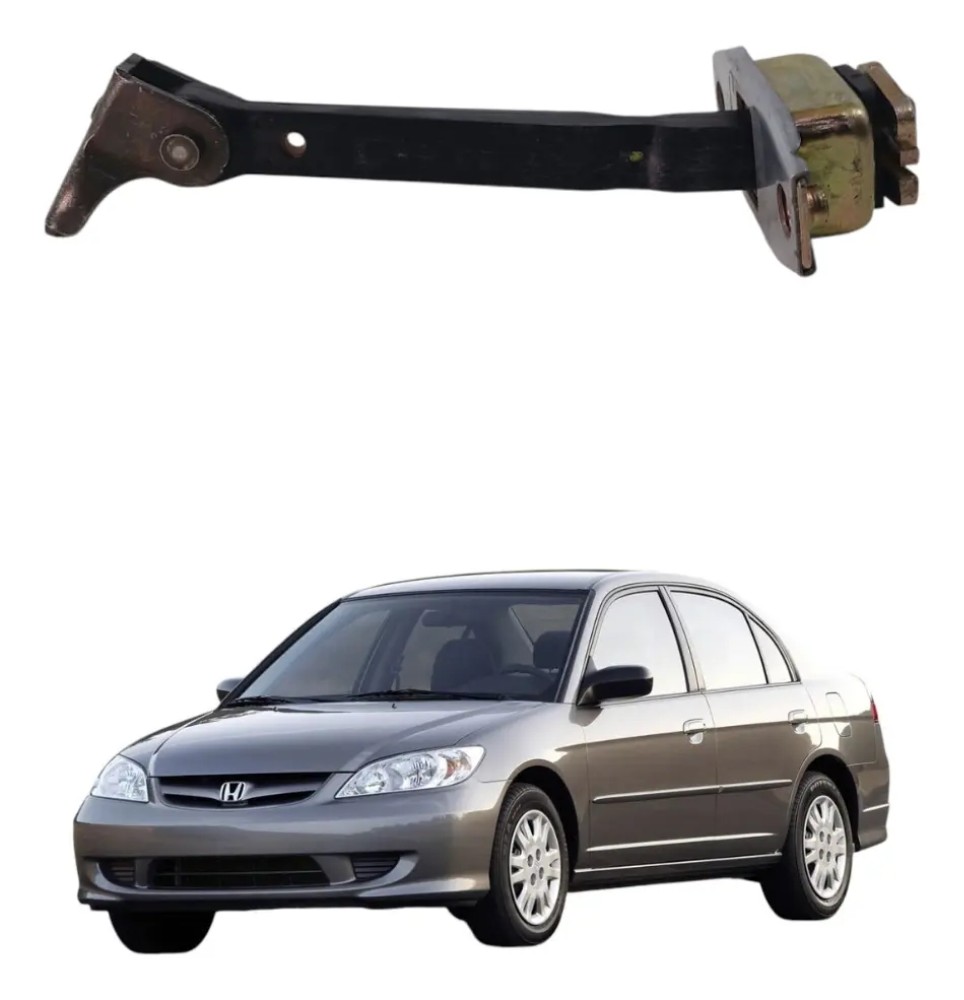 Limitador Porta Traseiro Esquerdo Honda Civic 2001 a 2006