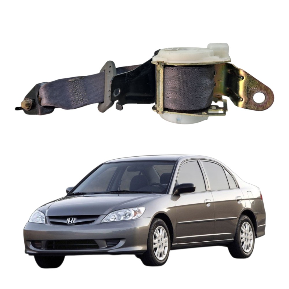 Cinto traseiro esquerdo Honda civic 2001 2006