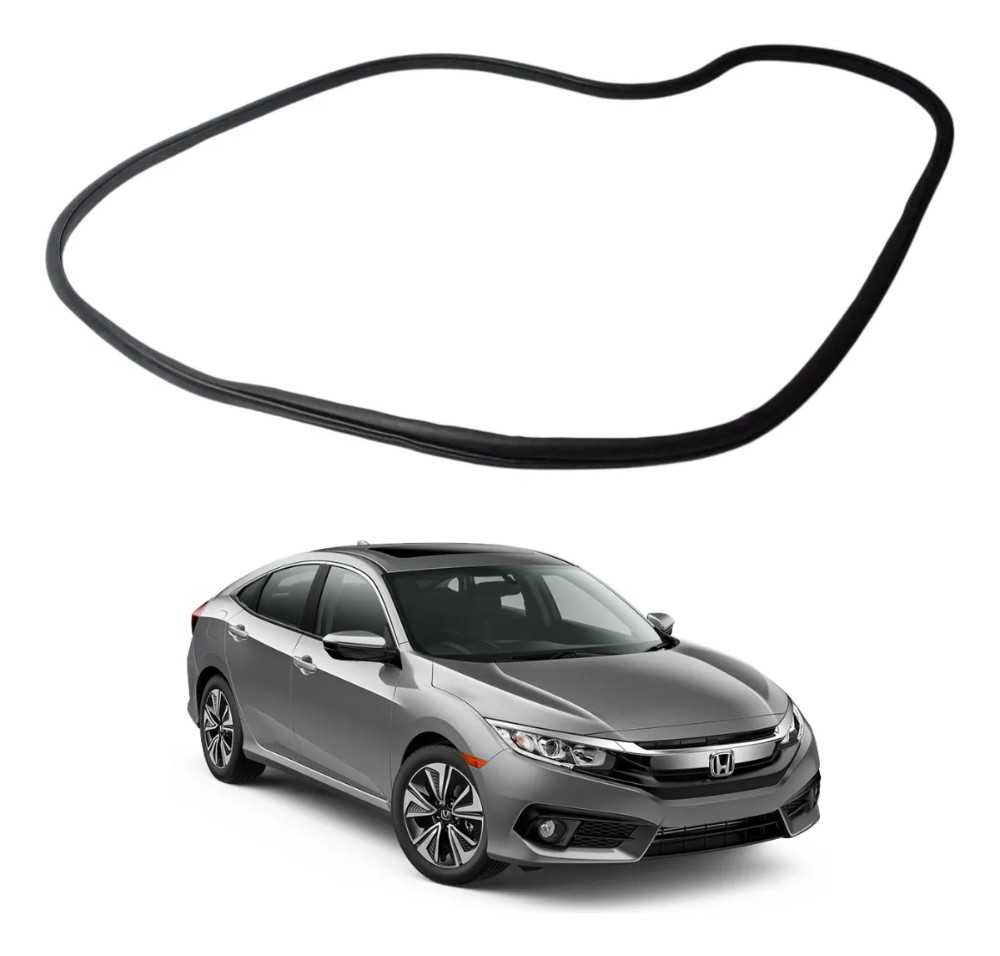 Borracha Carroceria Traseira Esquerda Honda Civic 2017 2021