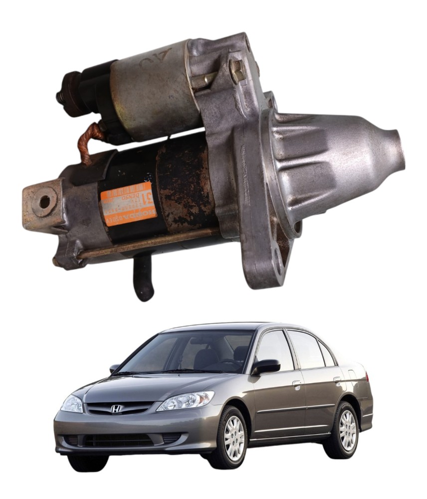 Motor Arranque Partida Honda Civic 2001 2002 2003 E10245
