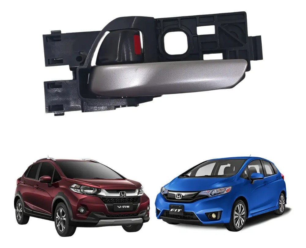 Macaneta interna esquerda prata honda fitwrv 2015 2021 47227