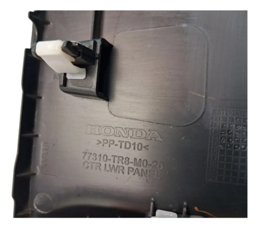Moldura entrada auxiliar tomada honda civic 2012 2016 4