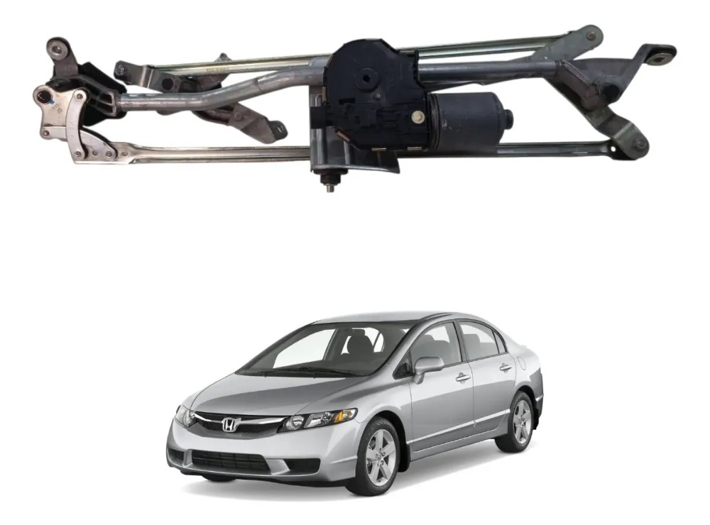 Motor Limpador Parabrisa Honda Fit 2004  2008