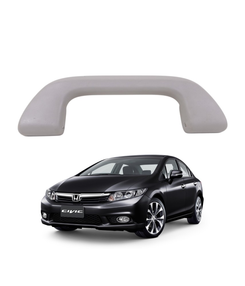 Puxador Alça Teto Pqp Honda Civic 2012 2013 2014 2015 18320 Cinza