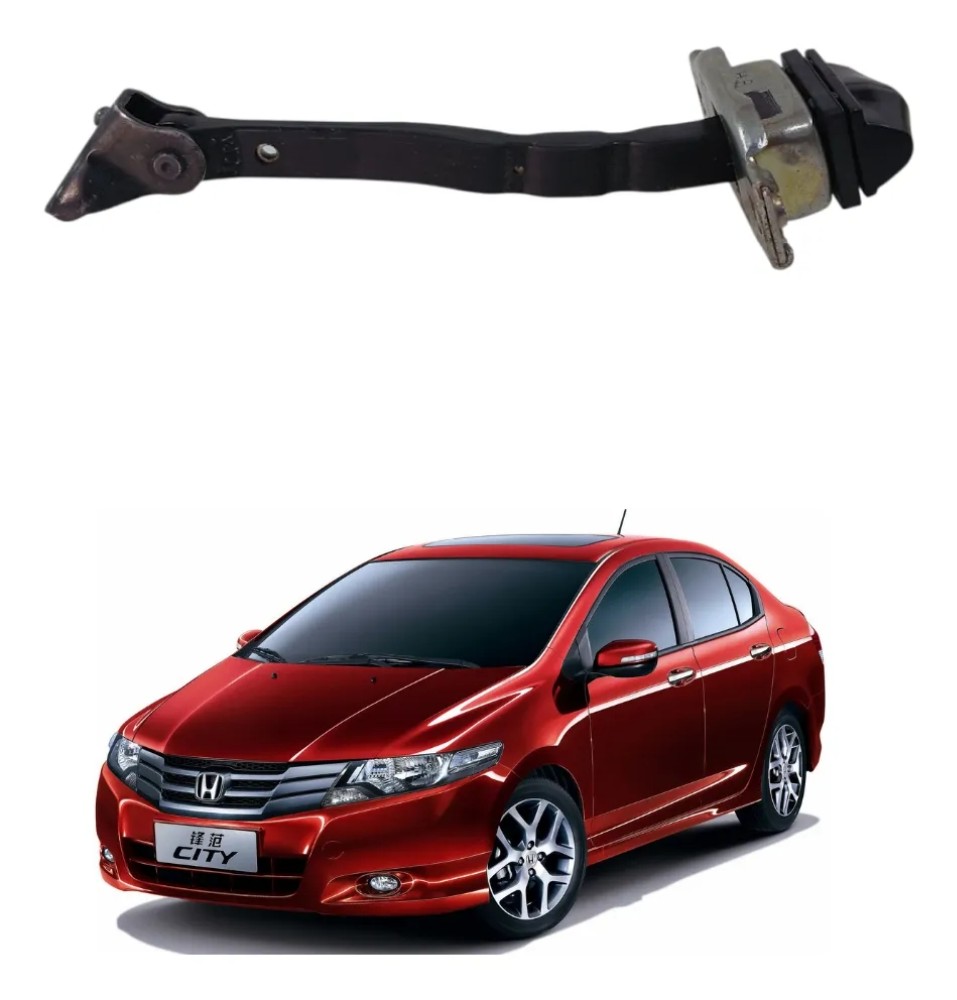 Limitador Porta Traseira Esquerda Honda City 2009 2014