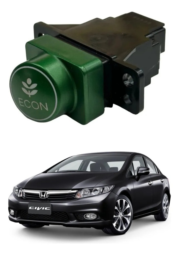Comando botão econ honda civic 2012 2016