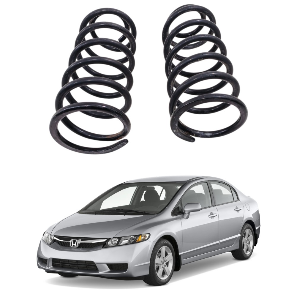 Par mola traseira amortecedor traseiro honda civic 2007 2011