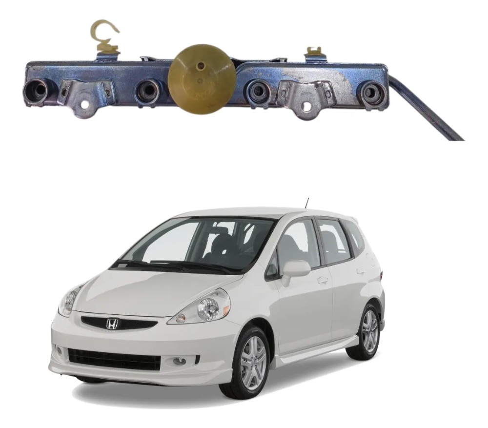 Flauta Bico Injetor Honda Fit 2004 2007