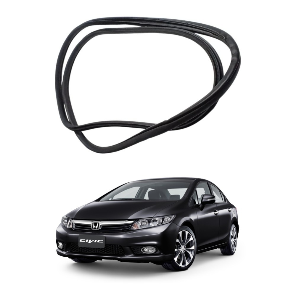 Borracha carroceria dianteira esquerda honda civic 2012 2016
