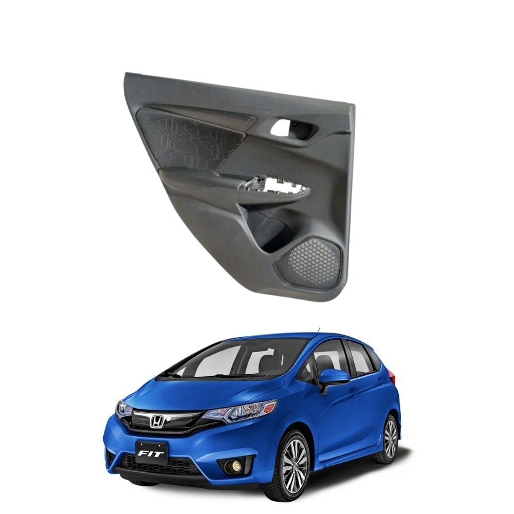 Forro porta traseira esquerda honda fit 2015 2021