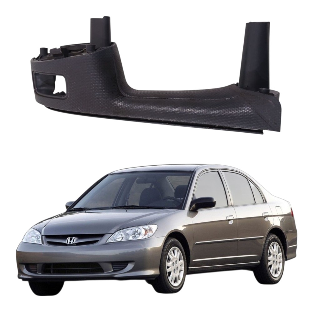 Moldura Comando Vidro Traseiro Direito Honda Civic 2001 2006