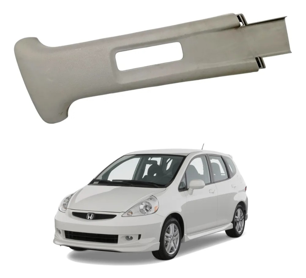 Acabamento coluna cinto direito honda fit 2004 2008