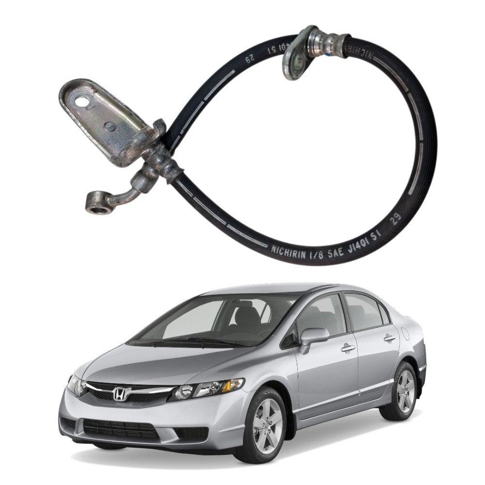 Flexível Freio Traseiro Esquerdo Honda Civic 2007 2011
