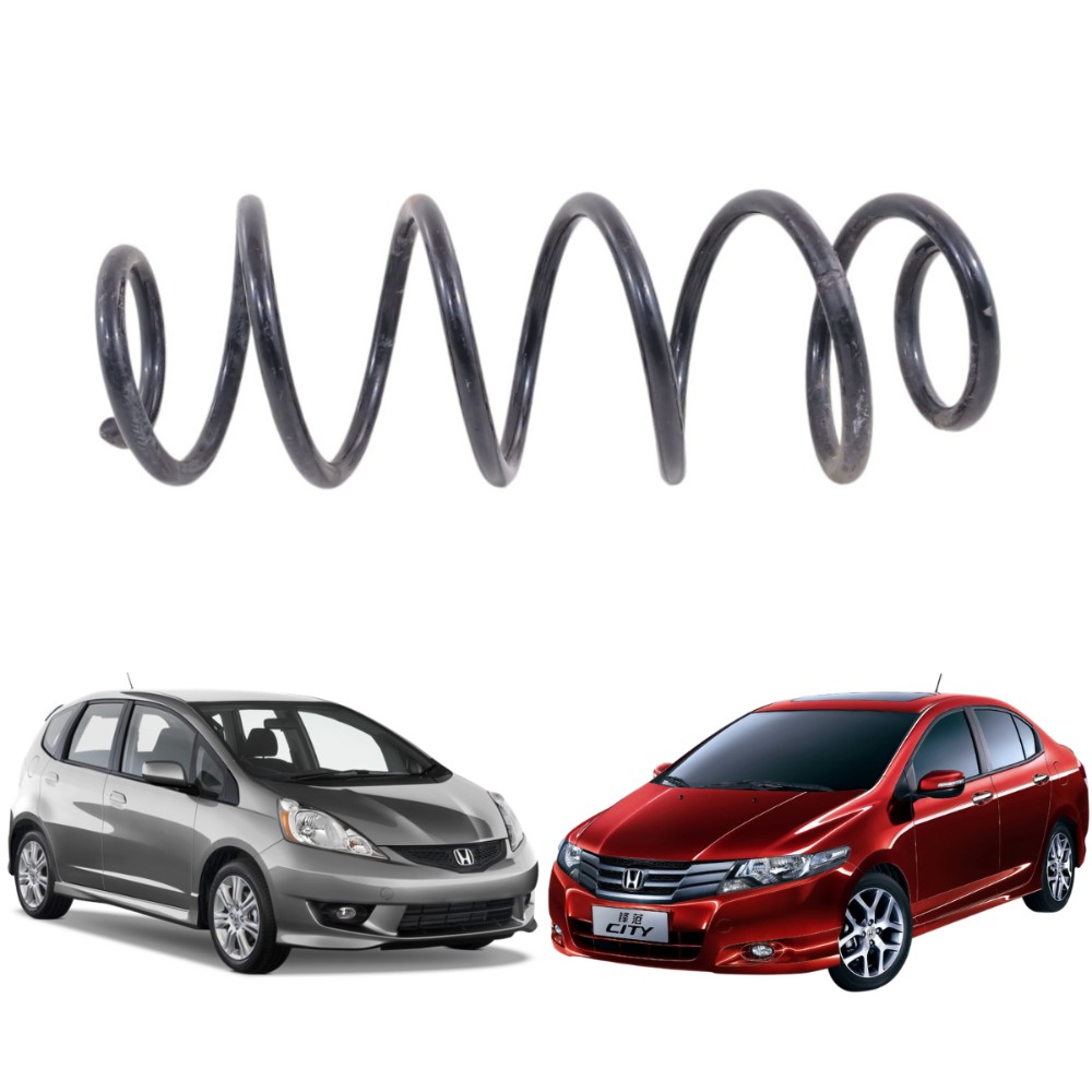 Mola amortecedor traseiro honda fit 2009 2014 51088