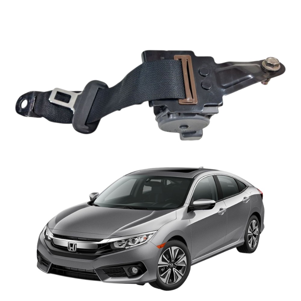 Cinto segurança traseiro esquerdo Honda civic 2017 2021