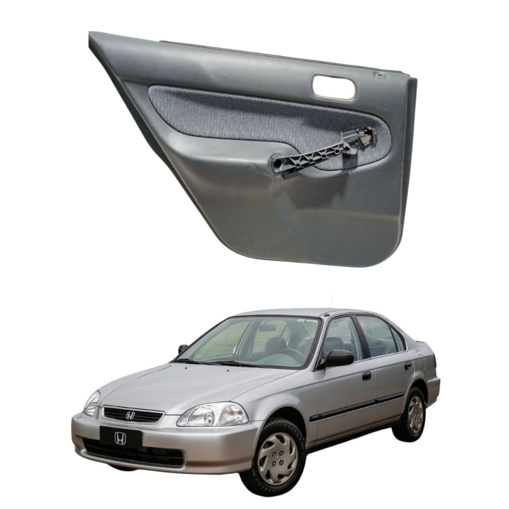 Forro porta traseira esquerda honda civic 1996 2000