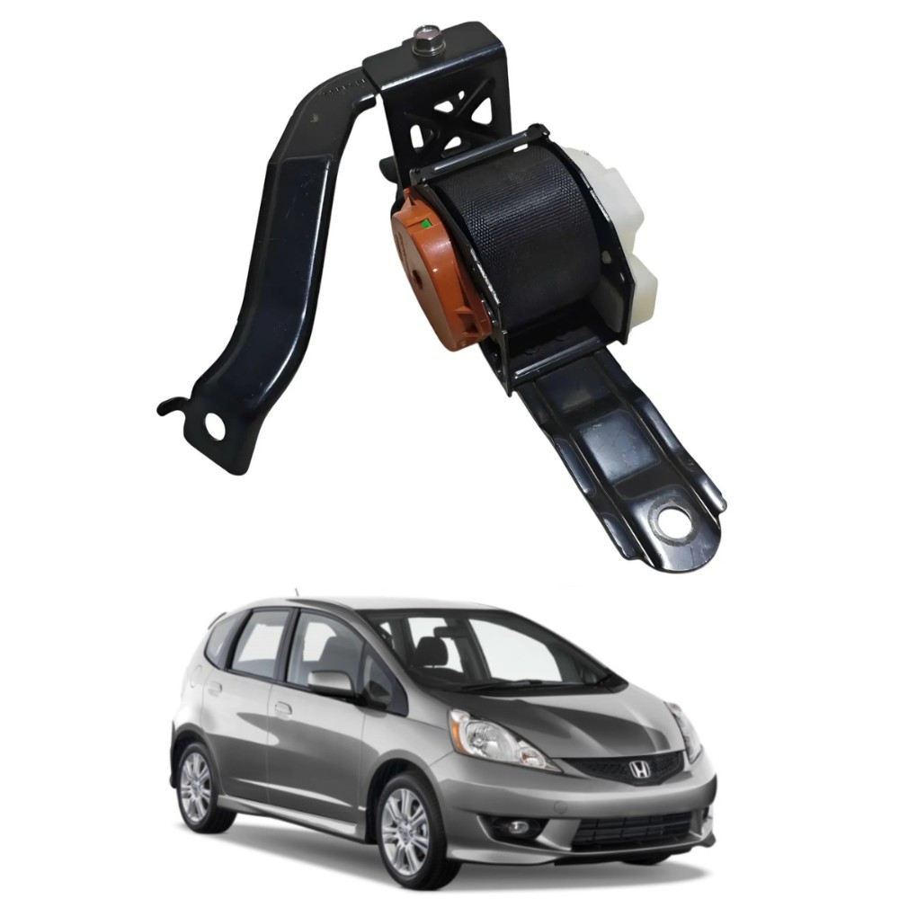 Cinto segurança traseiro central honda fit 2009 2014 52206