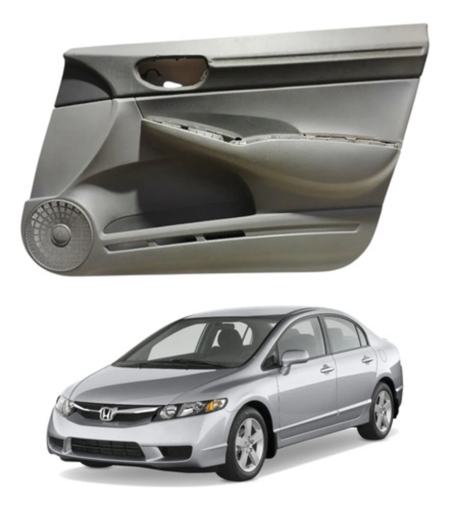 Forro porta dianteira direita honda civic 2007 2011