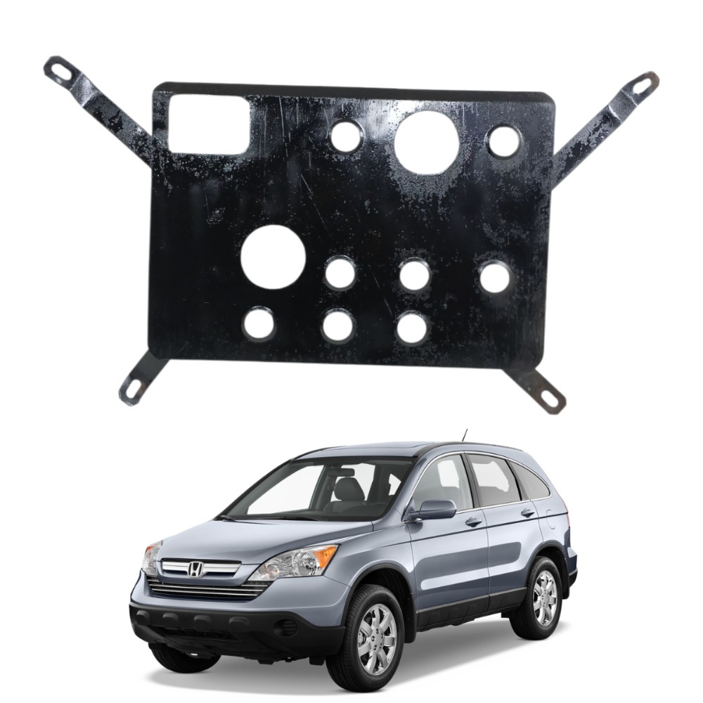 Protetor carter peito de aço honda crv 2007 2011