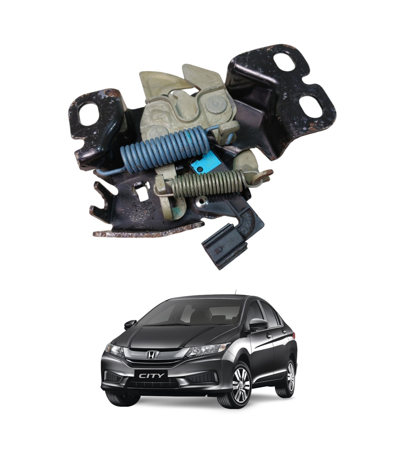 Fechadura Tranca Capo Honda City 2015 2016 2017 2018 E2960