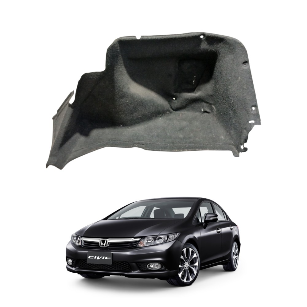 Forro Porta Malas Direito Honda Civic 2012 2016
