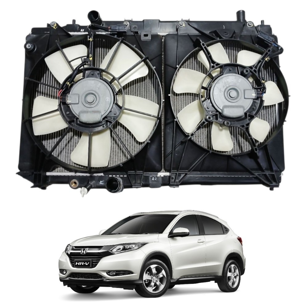 Kit Radiador água Honda hrv 2016 2021 1.8
