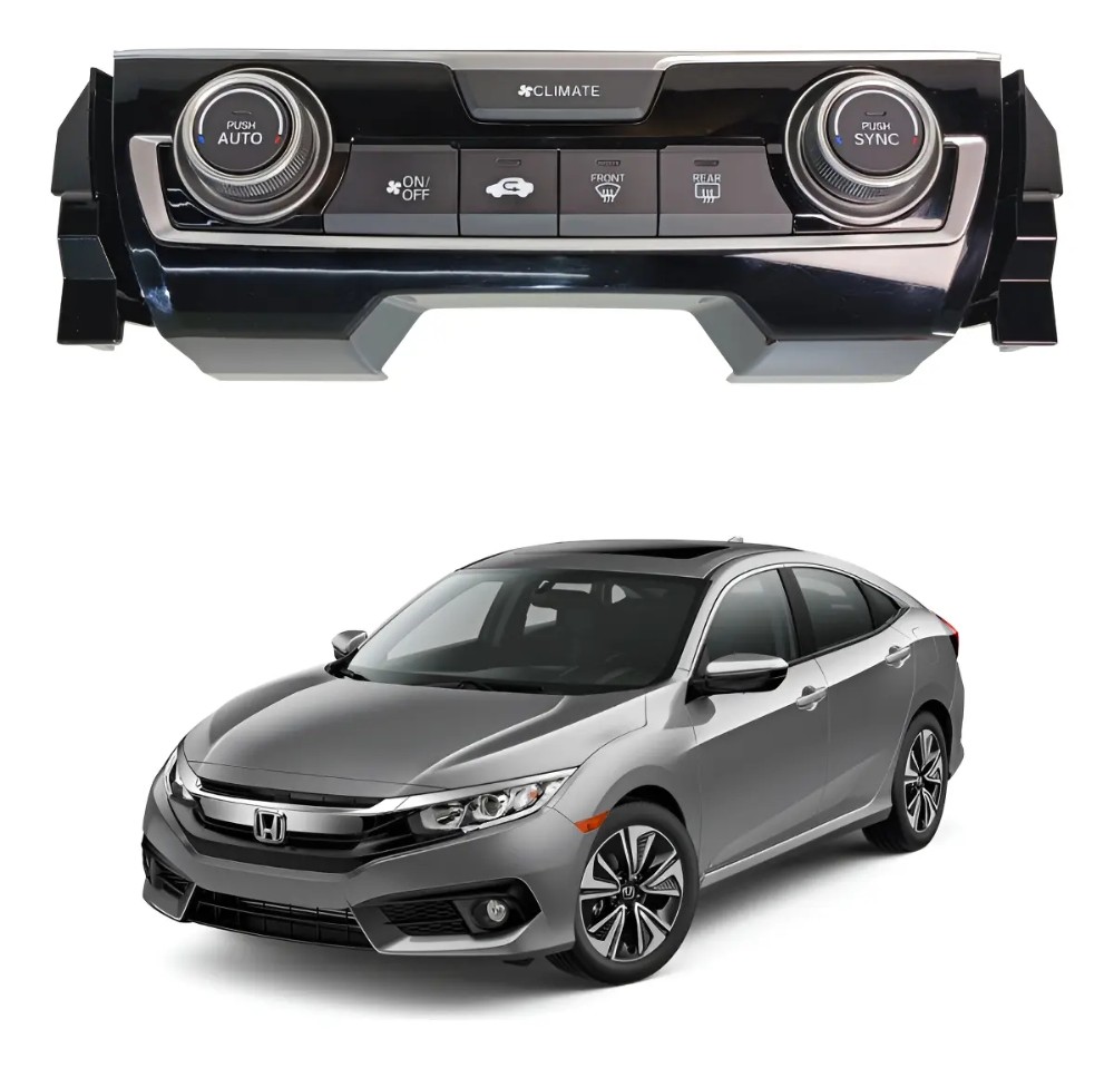 Comando ar condicionado analogico honda civic 2017 40024