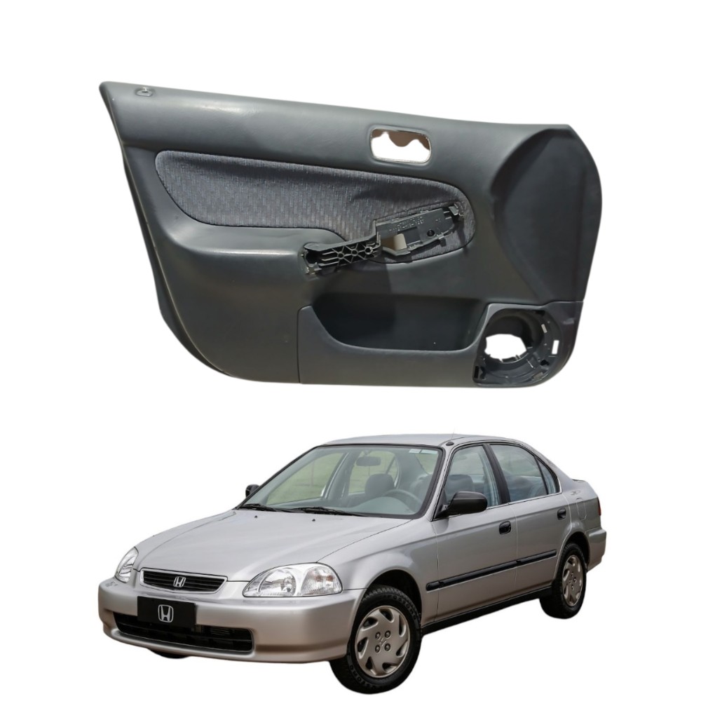 Forro porta dianteira esquerda honda civic 1996 2000