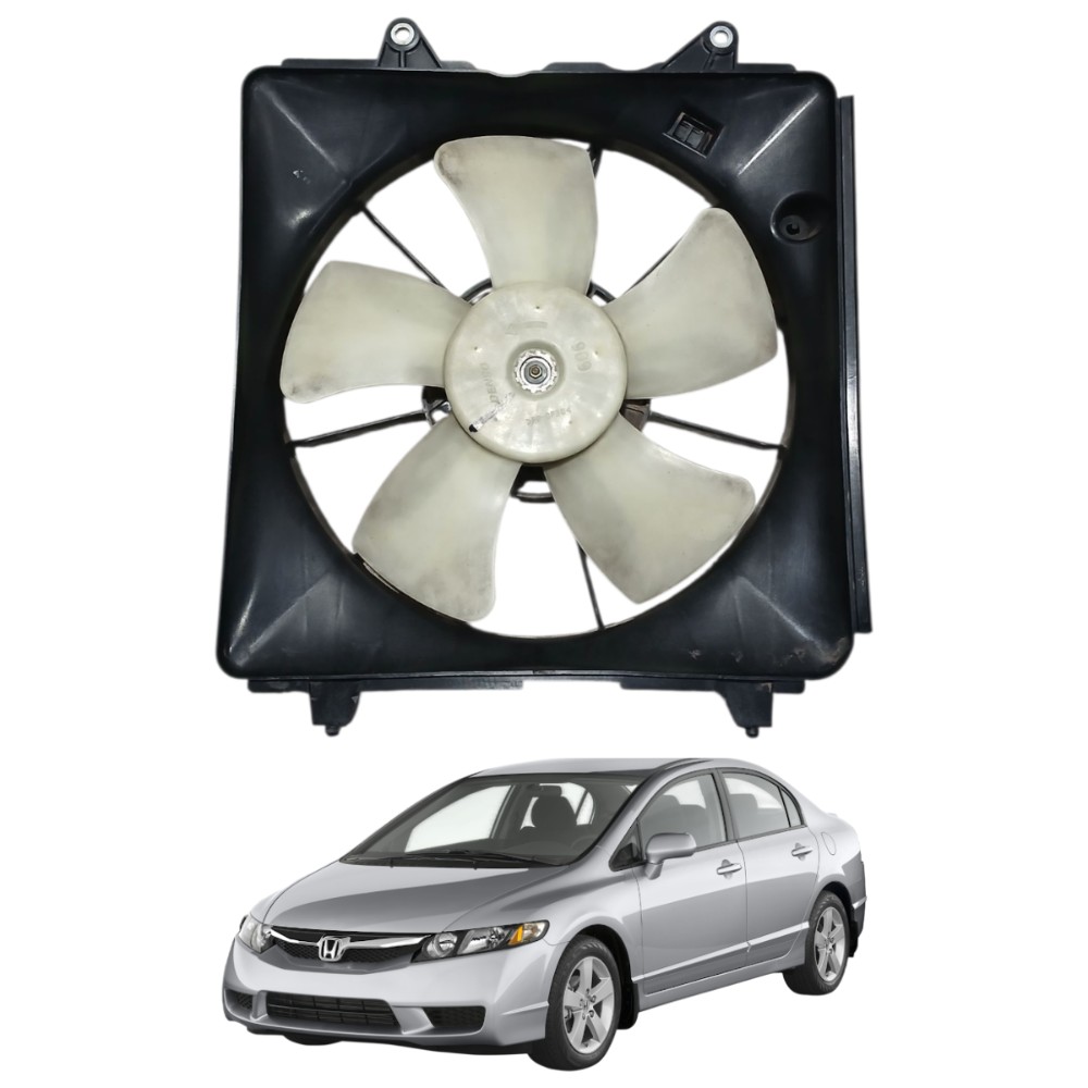 Ventoinha defletor radiador honda civic 2007 2014 52249