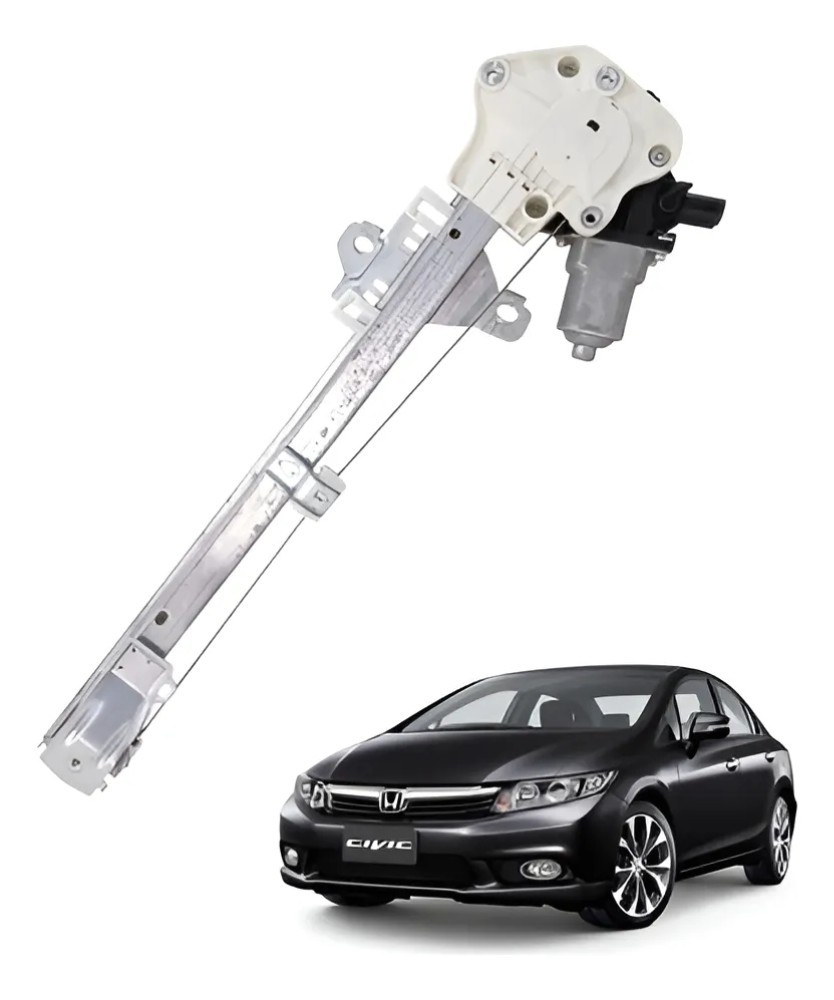 Maquina vidro traseira direita honda civic 2012 2016