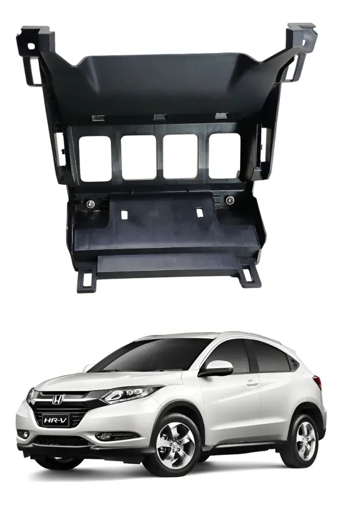 Moldura comando entrada usb honda hrv 2016 2021 41997