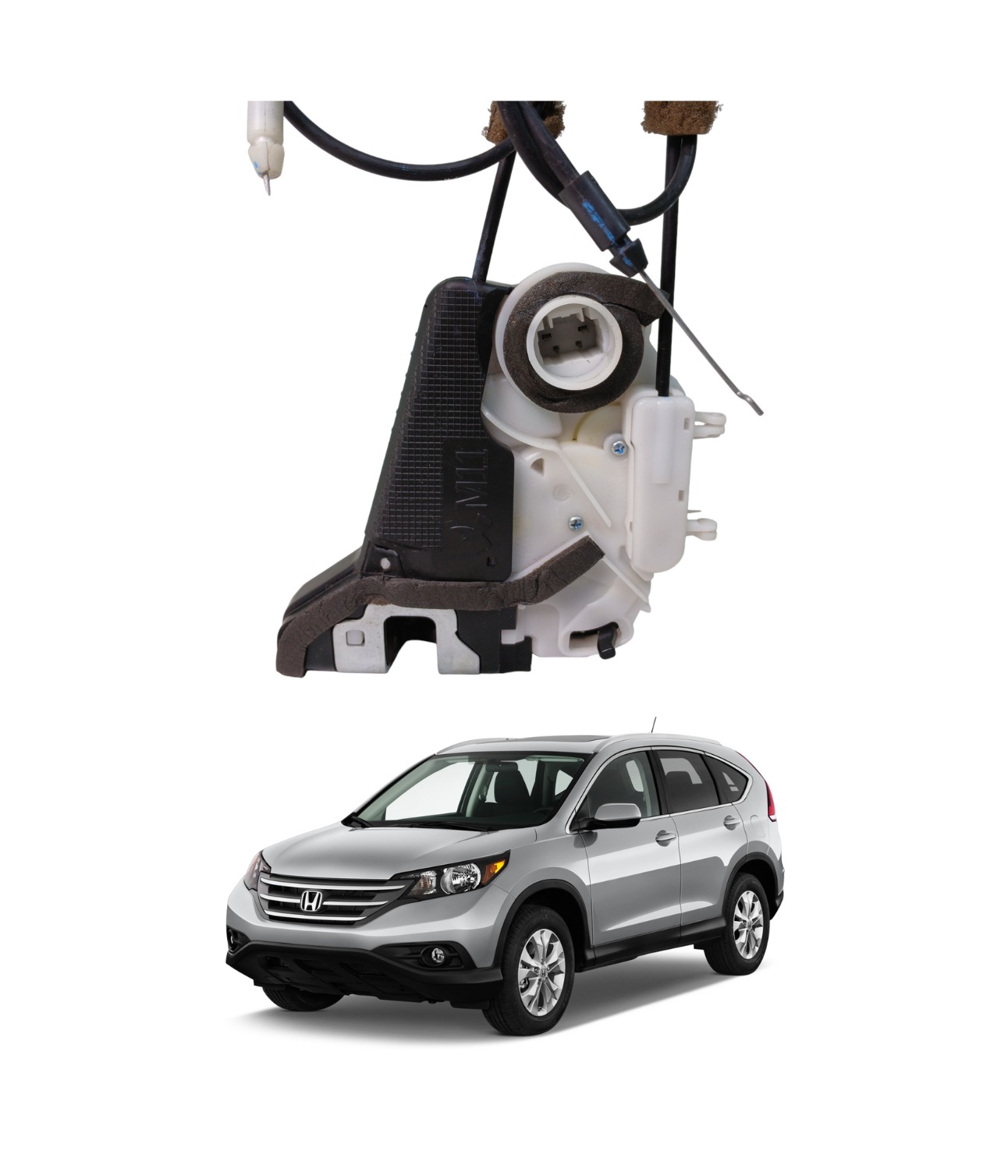 Tranca Porta Traseira Esquerda Honda Crv 2012 A 2016 2676