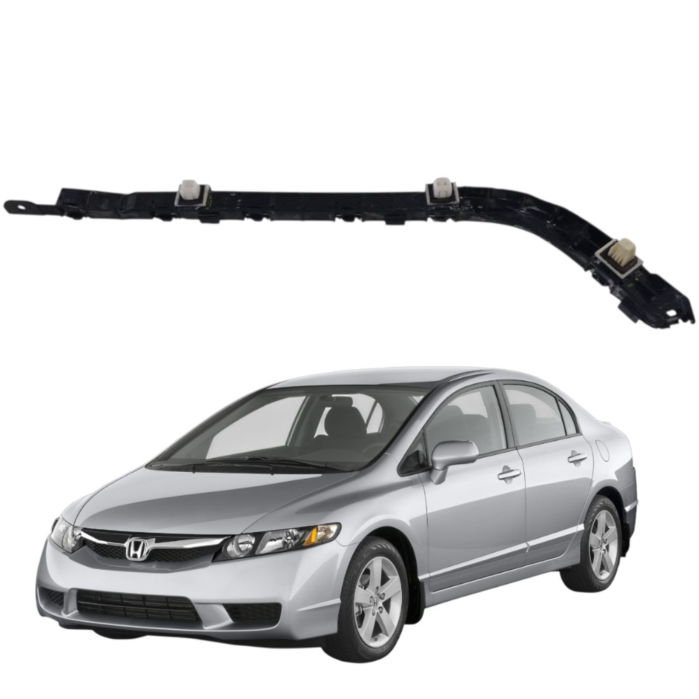 Guia Parachoque Traseiro Esquerdo Honda Civic Si 2007 2011