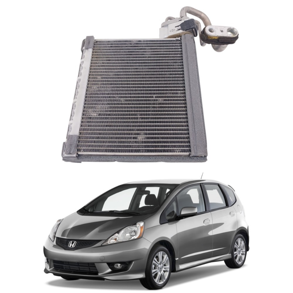 Radiador caixa evaporadora honda fit 2009 2014