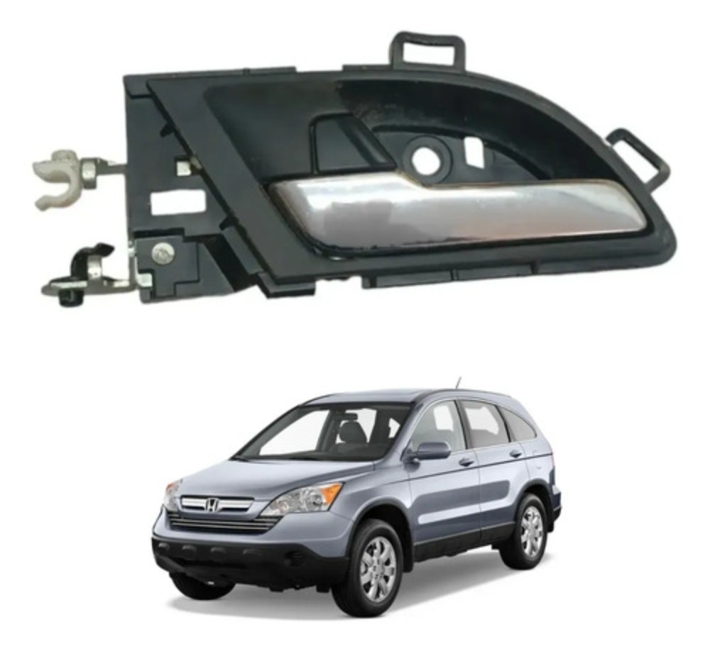 Maçaneta interna dianteira esquerda honda crv 2007 2011