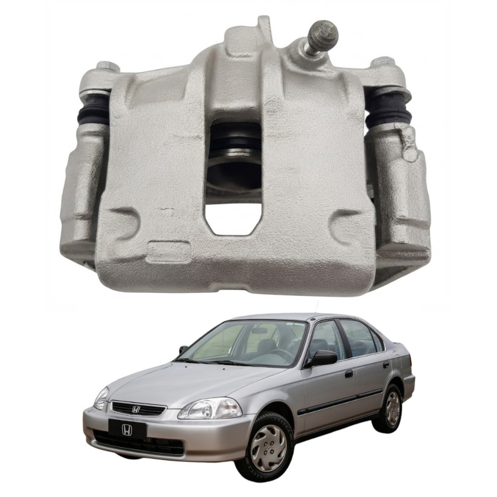 Pinça freio dianteira esquerda honda civic 1.6 1996 2000