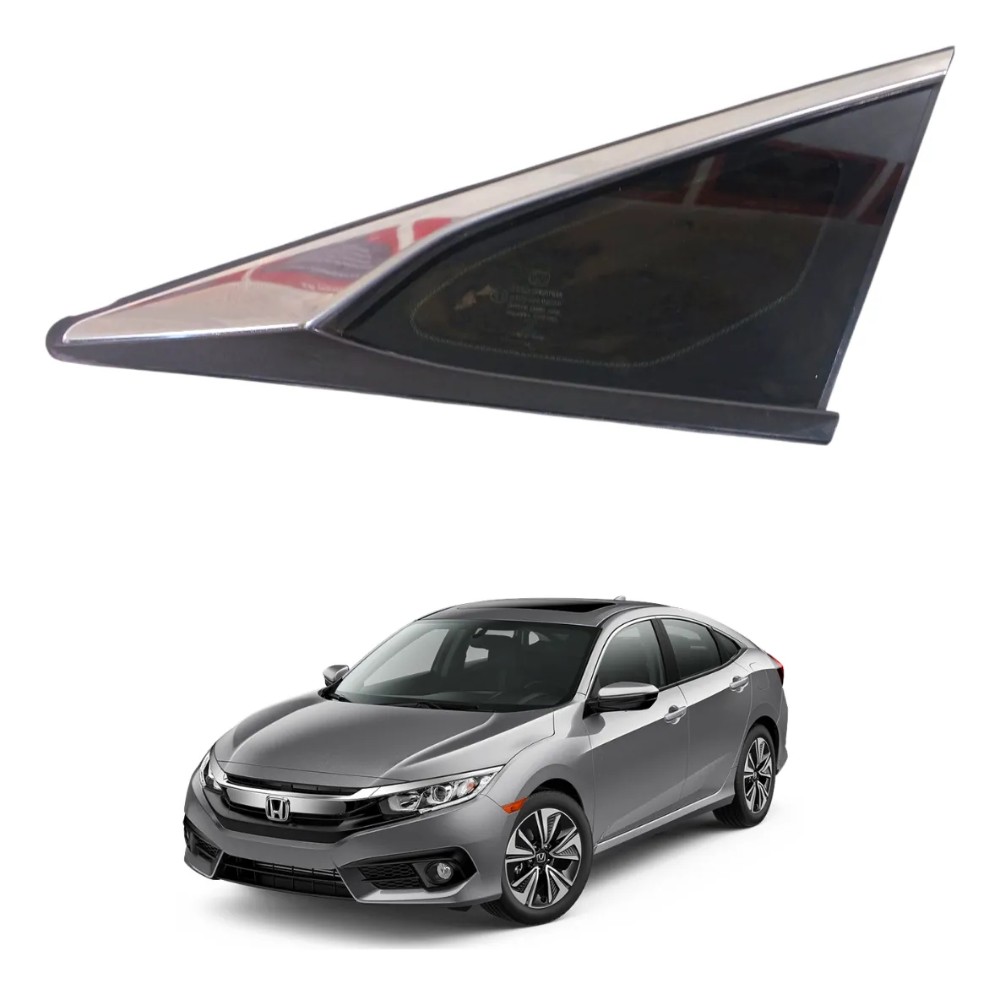 Vidro Fixo Traseiro Direito Honda Civic 2017 2021