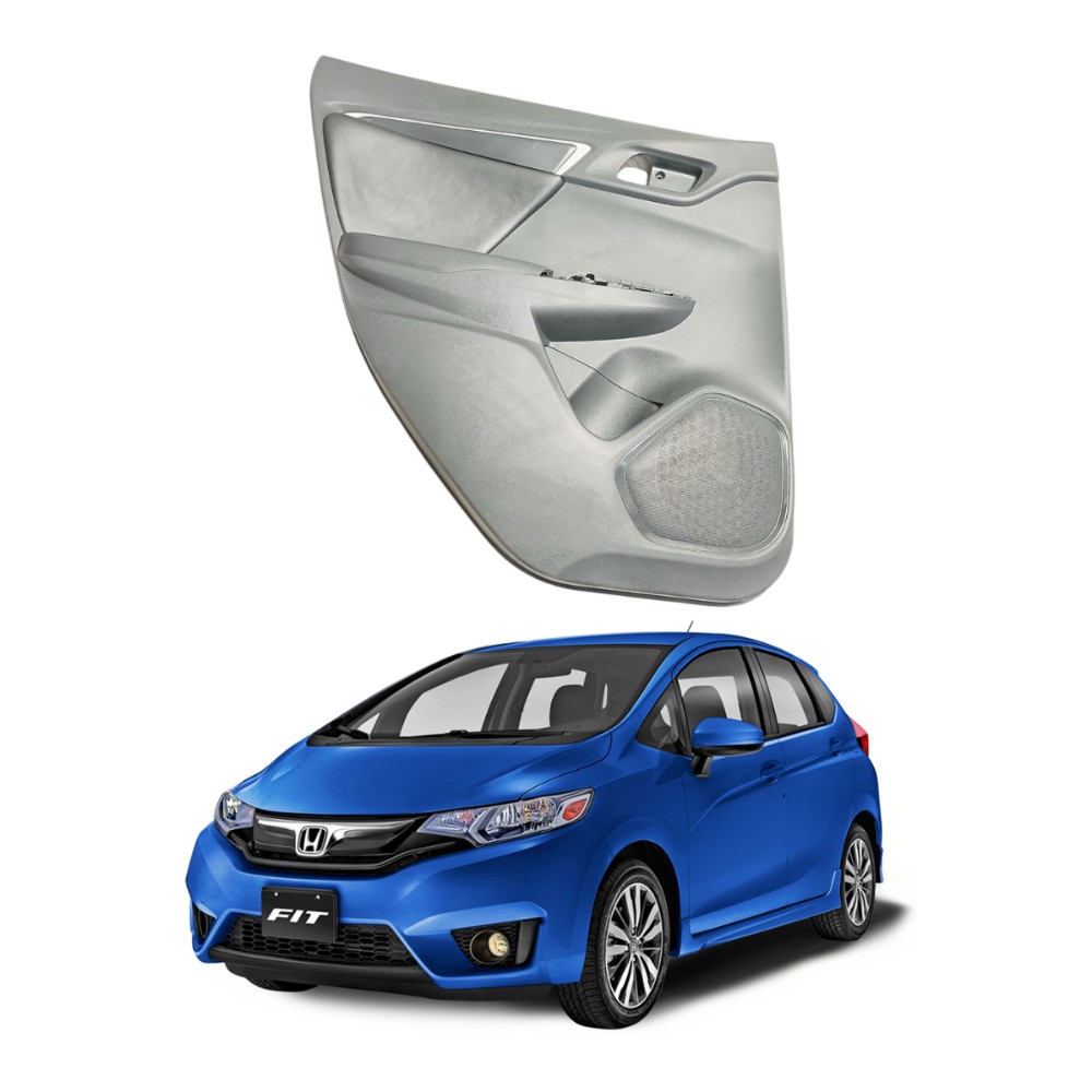 Forro porta traseiro esquerdo honda fit 2015 a 2021