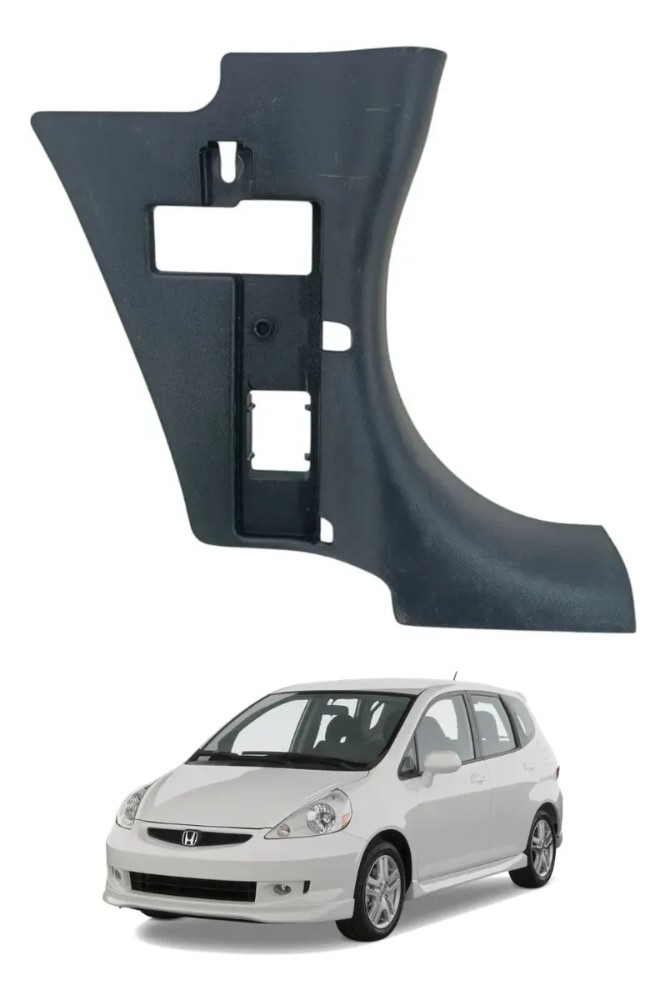 Acabamento soleira dianteiro direito honda fit 2004 a 2008