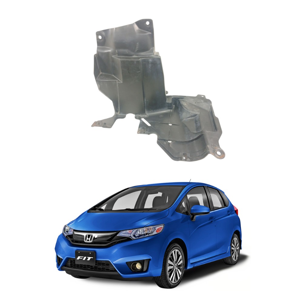 Defletor dianteiro esquerdo honda fit 2015 2021
