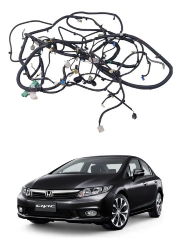 Chicote interno carroceria honda civic 2012 2016
