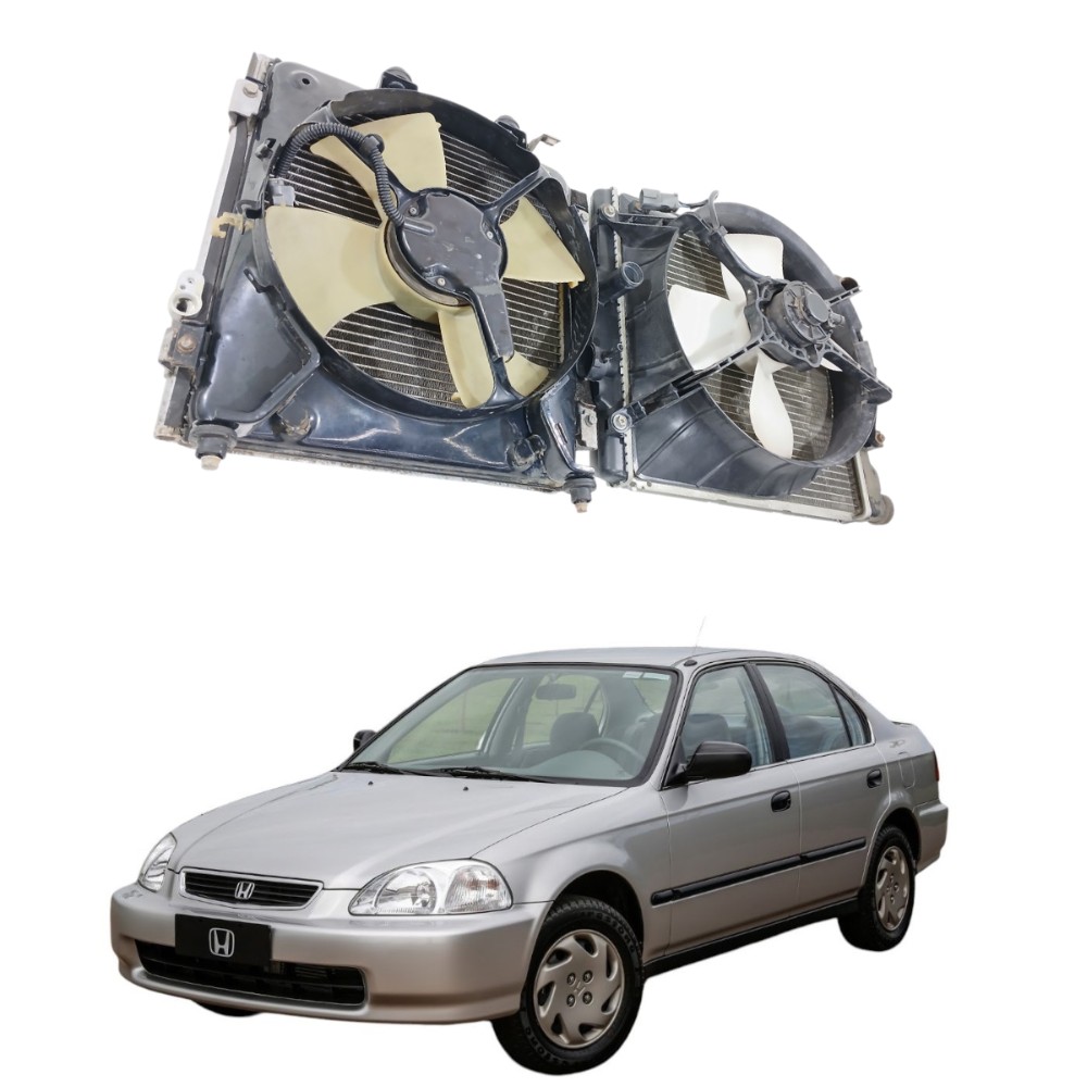 Kit radiador Condensador Honda civic 1996 2000