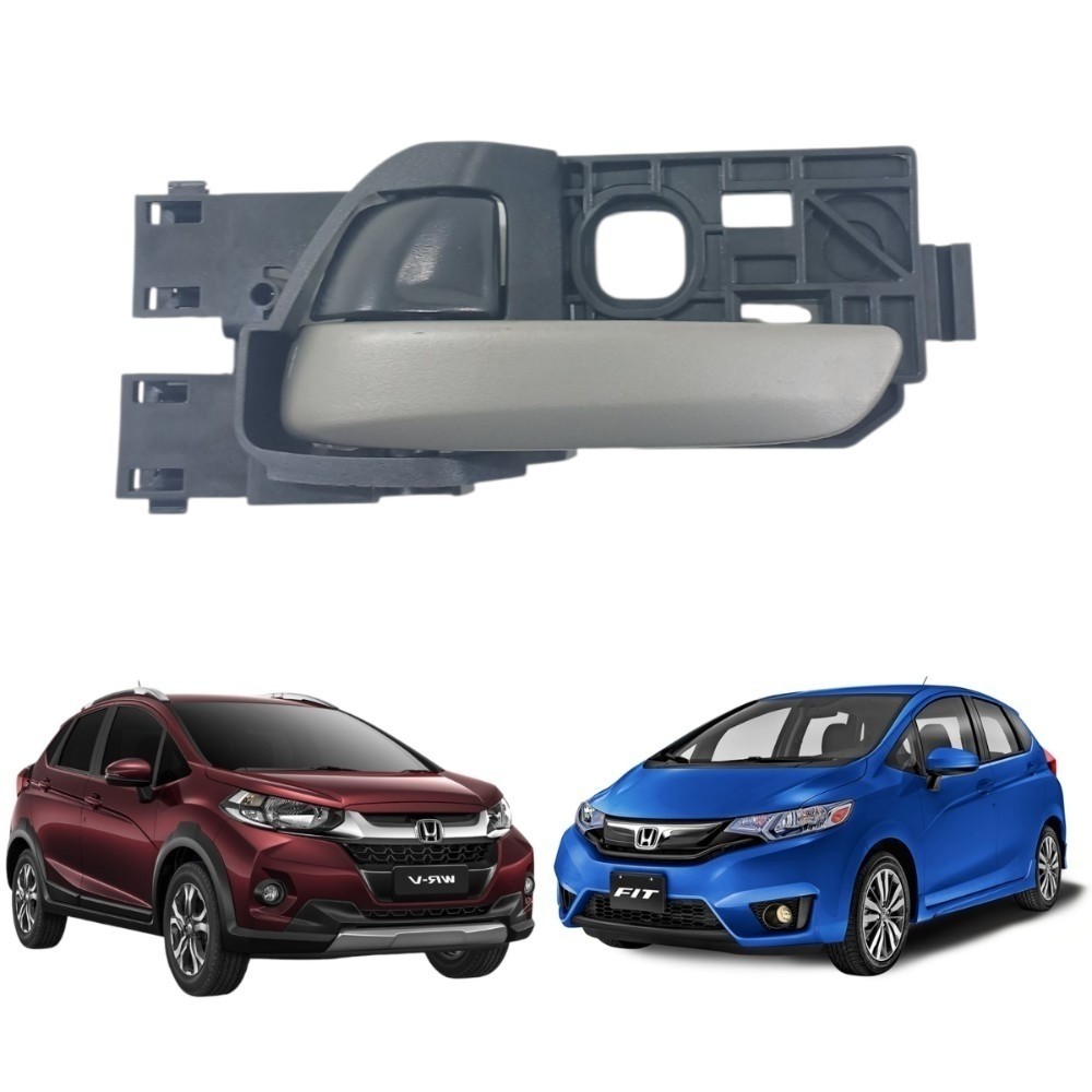 Maçaneta Interna Esquerda Cinza Honda Fit Wrv 2015 2021