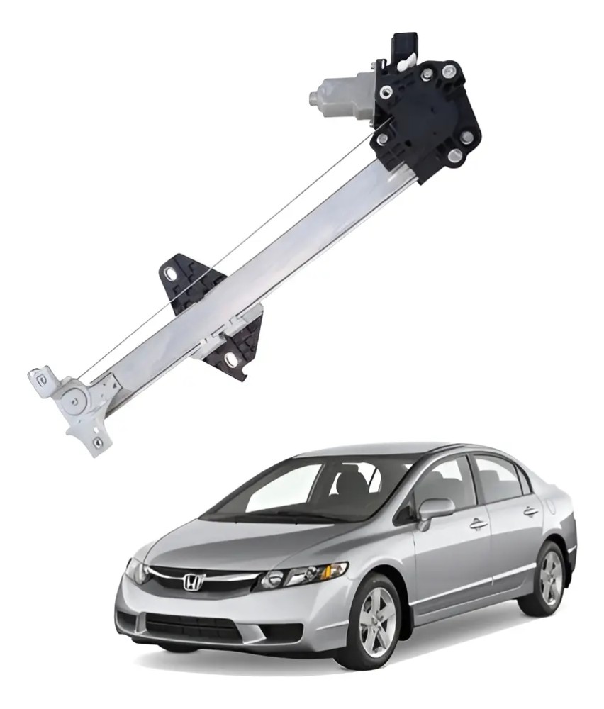 Maquina vidro traseira esquerda honda civic 2007 2011 47215
