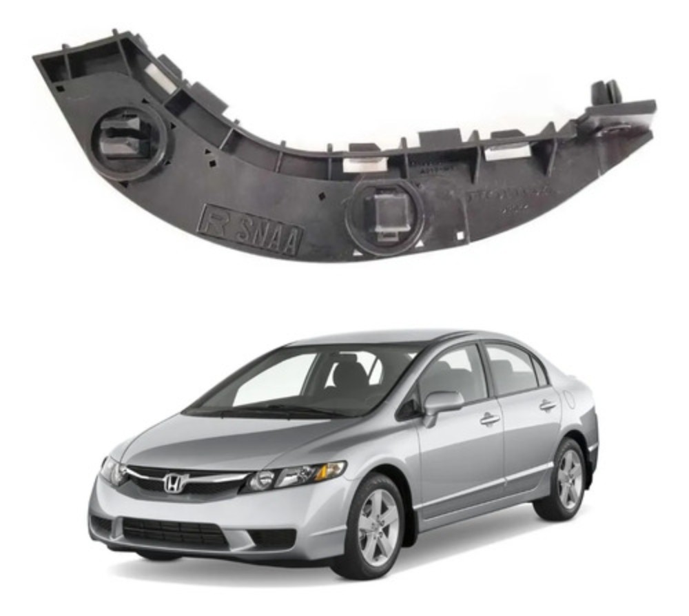 Guia Parachoque Dianteiro Direito Honda Civic 2007 2011