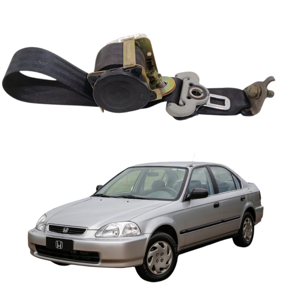 Cinto traseiro direito honda civic 1996 2000