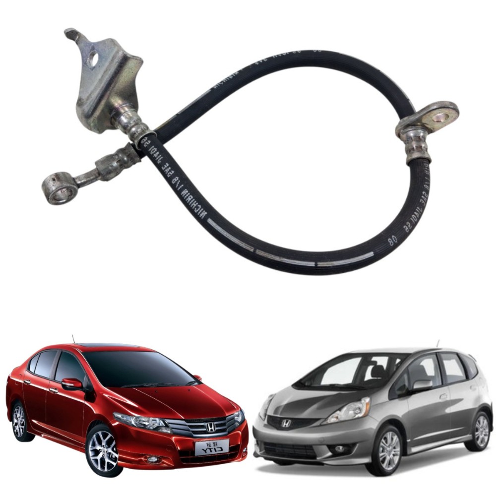 Flexivel freio dianteiro esquerdo honda fit city 2009 52292